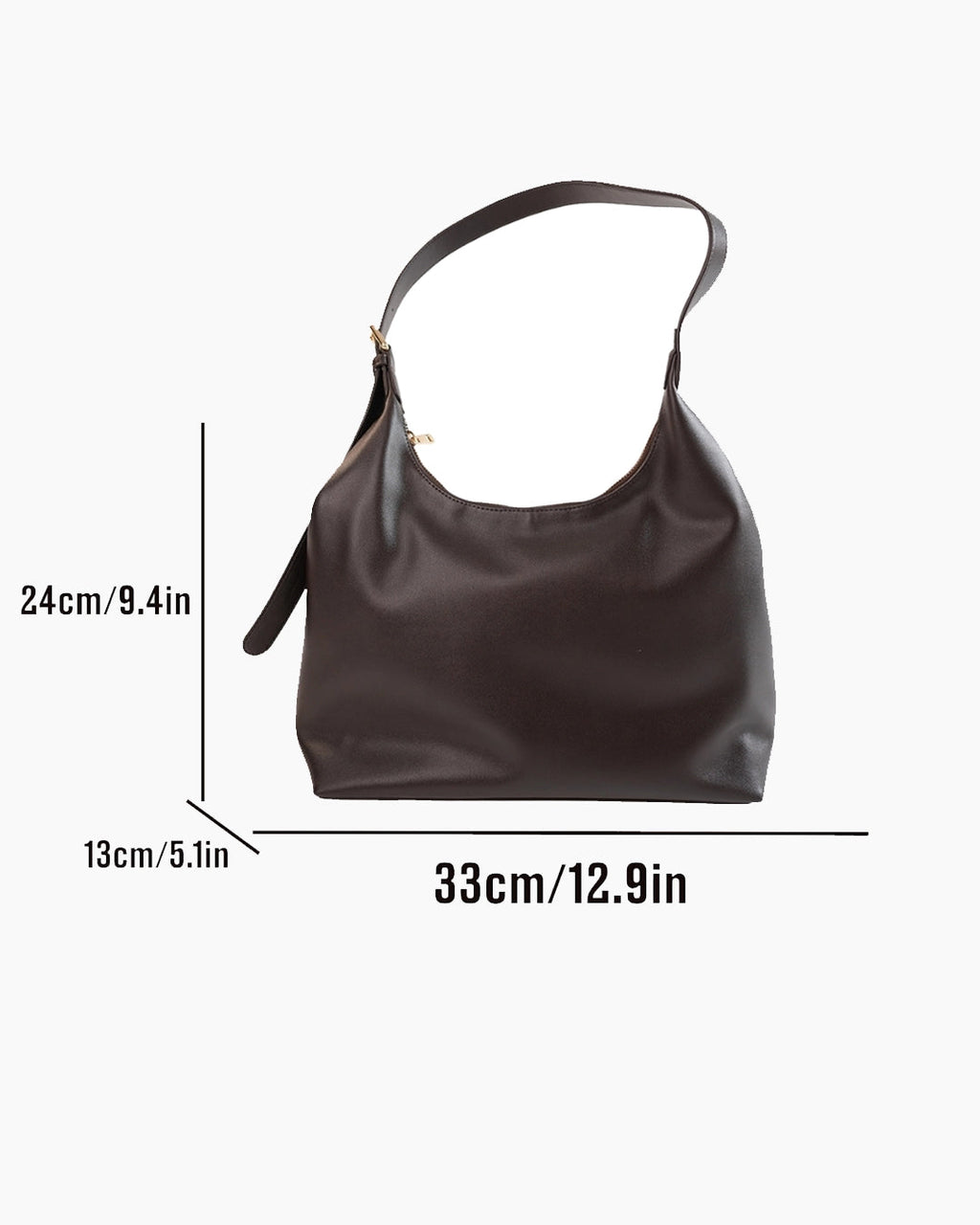 StyleShoot's Classic Slouch Tote Bag in Cocoa Brown