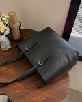 StyleShoot's Office Style Tote Bag in Soft Black