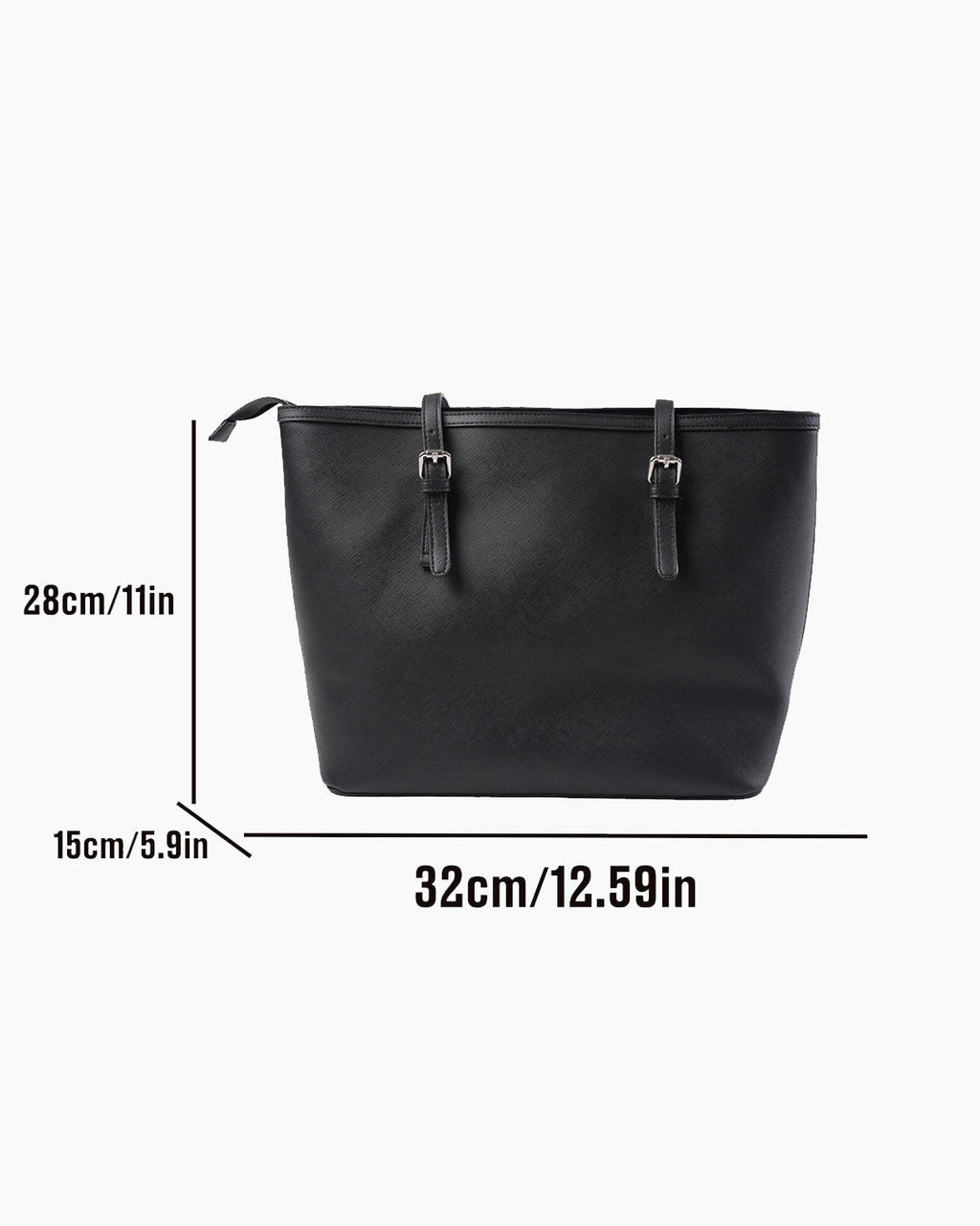 StyleShoot's Office Style Tote Bag in Soft Black