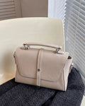 StyleShoot's Vintage Style Top Handle Crossbody Sling Bag in Cream