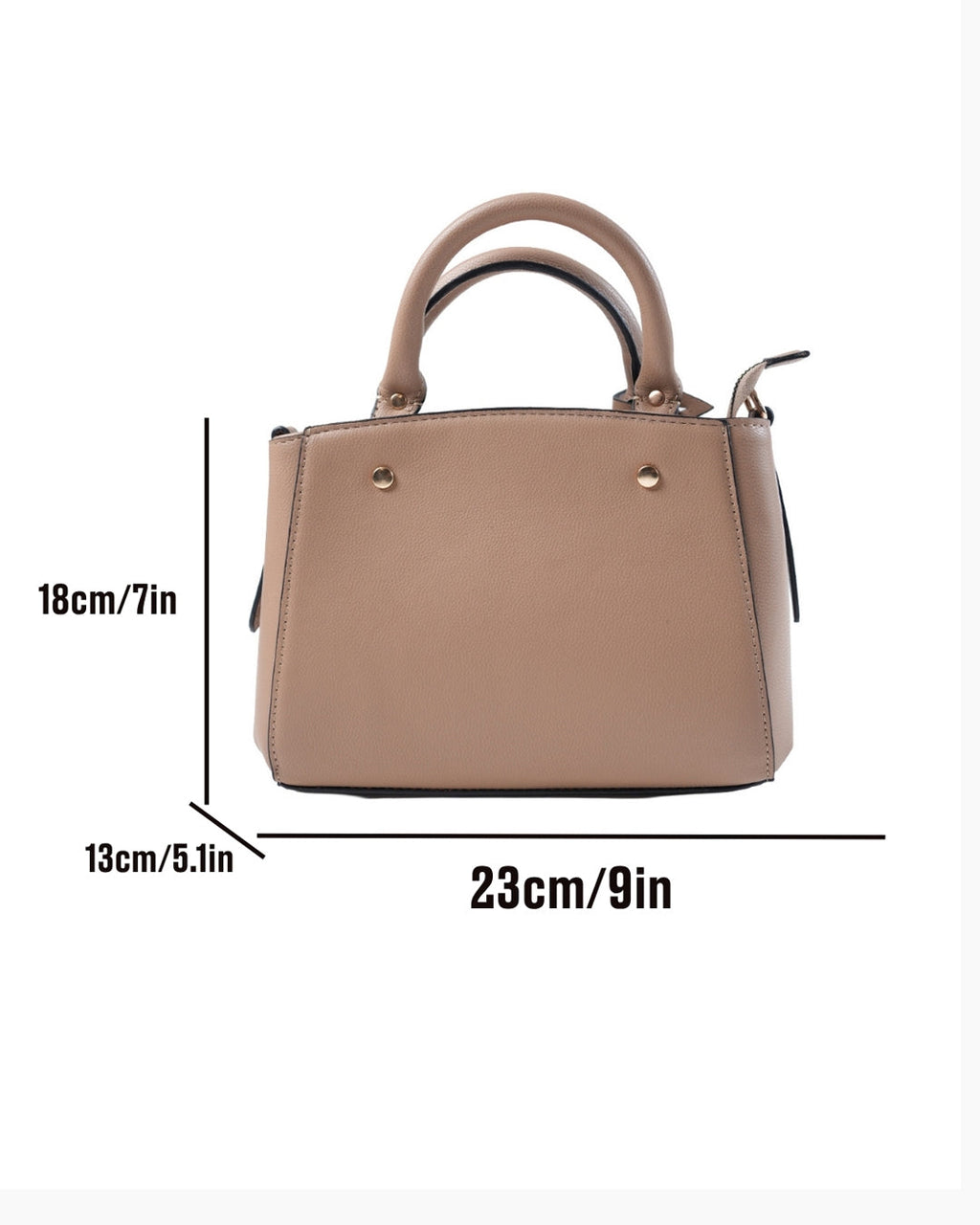 StyleShoot's Trapeze Shape Crossbody Sling Bag in Beige