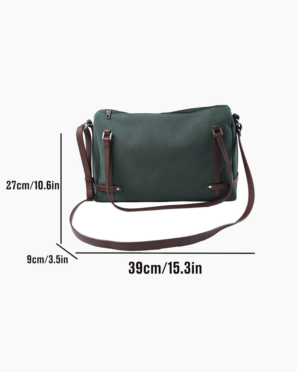 StyleShoot's Soft Structured Shoulder Bag in Olive Green
