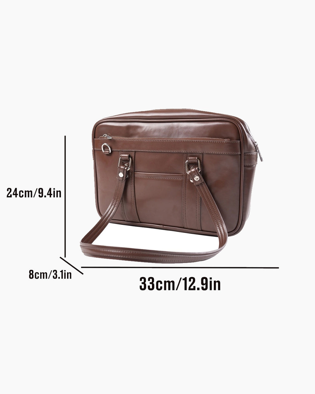 StyleShoot's Korean Style Shoulder Work Multipurpose Bag in Chocolate Brown