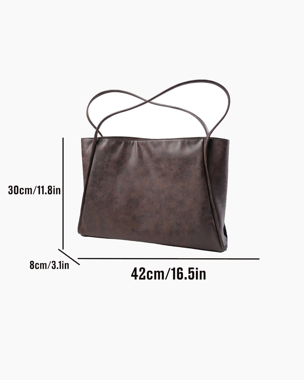 StyleShoot's Urban Slouch Totebag in  Brown