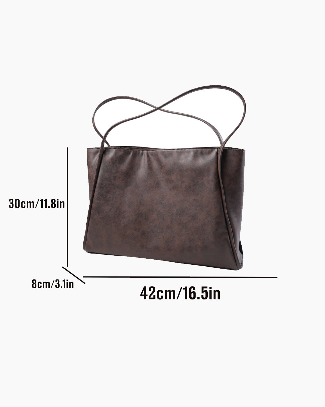 StyleShoot's Urban Slouch Totebag in  Brown