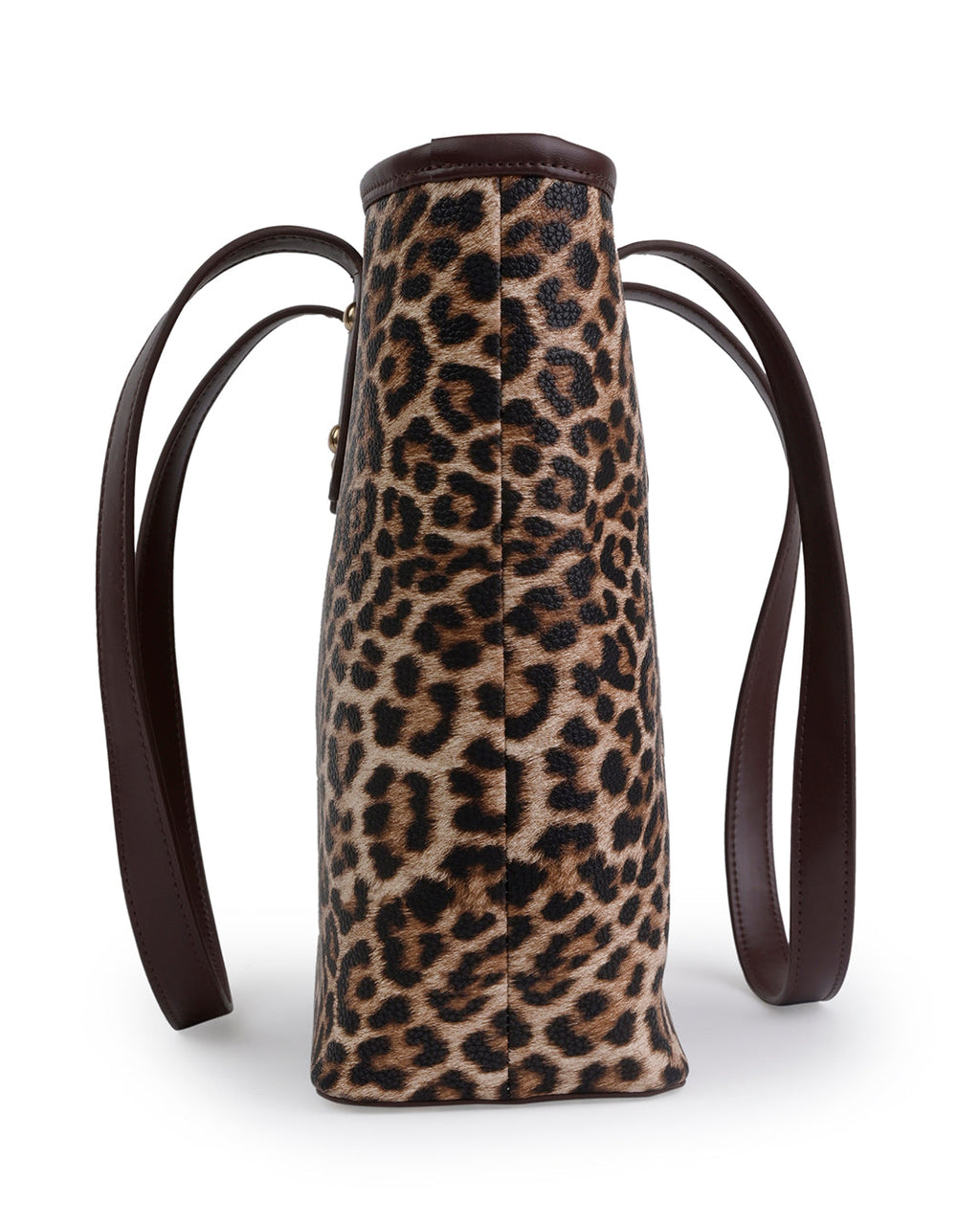 StyleShoot's Leopard Print Tote Bag in Brown