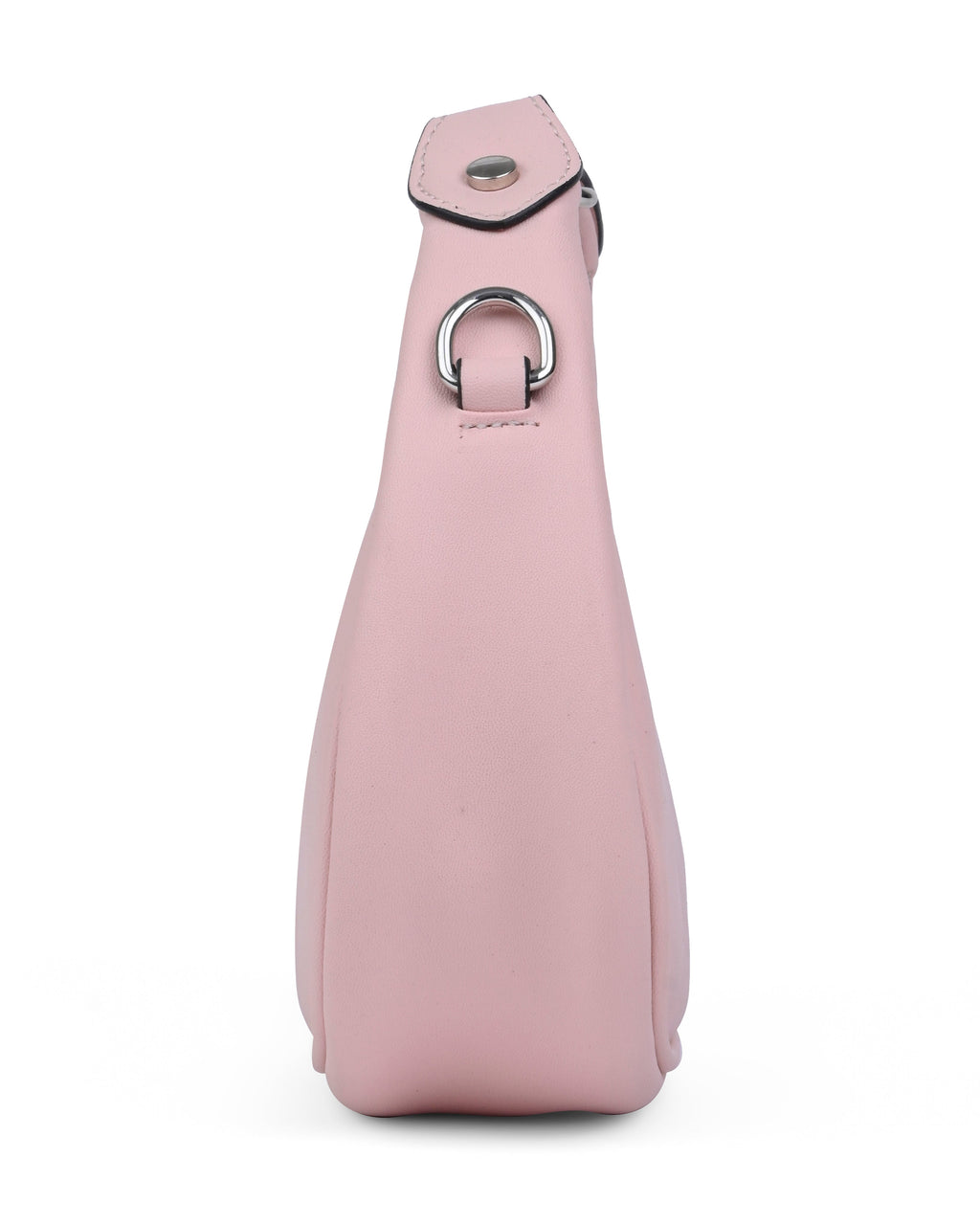 StyleShoot's Stylish Crescent Carry Sling Bag in Baby Pink