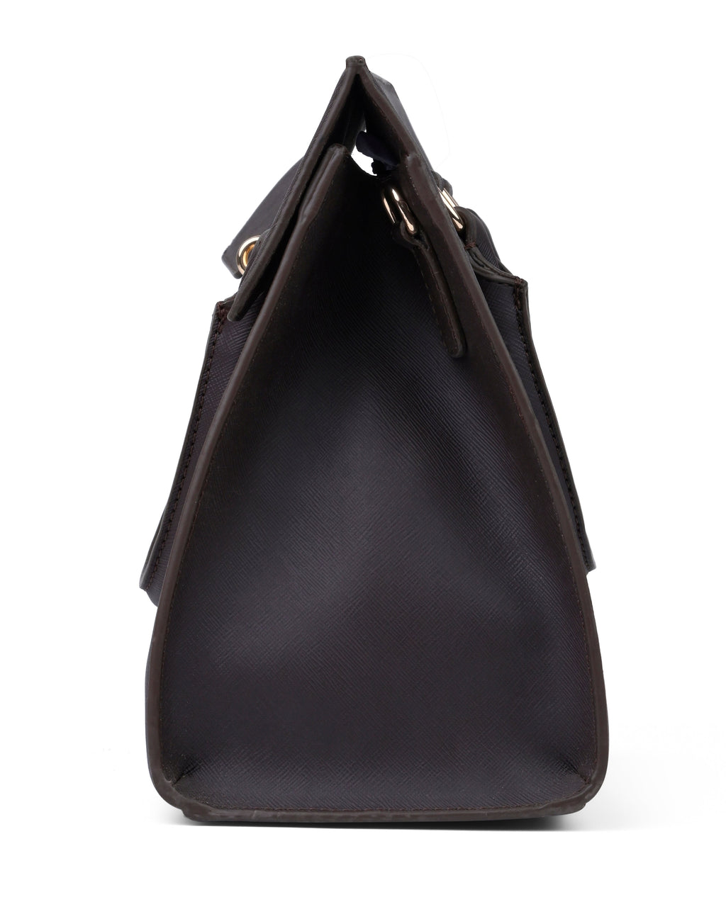 StyleShoot's Fashion Buckle Strap Office Shoulder Bag in Cocoa Brown