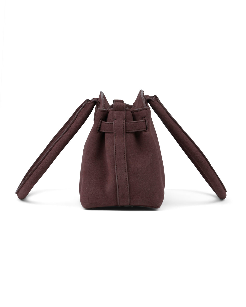 StyleShoot's Classic City Shoulder Bag in Chocolate Brown