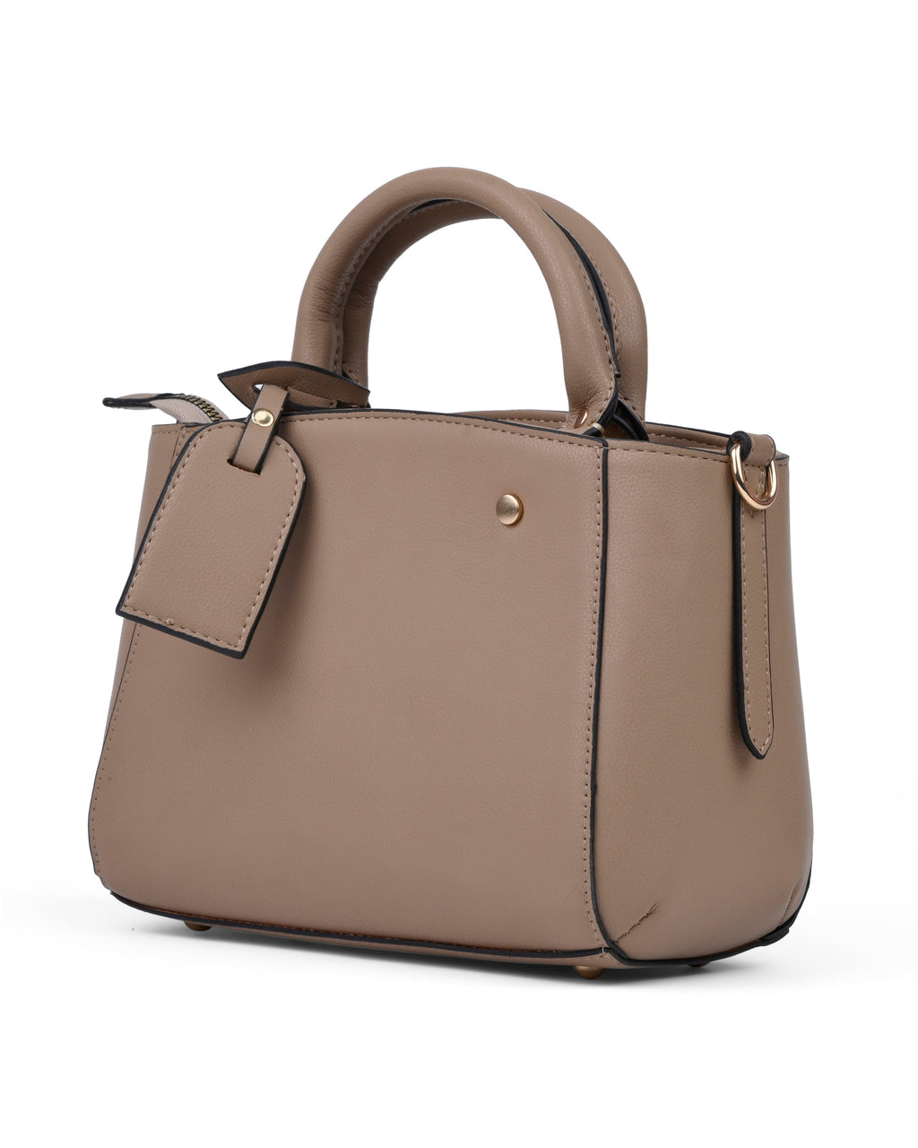 StyleShoot's Trapeze Shape Crossbody Sling Bag in Beige