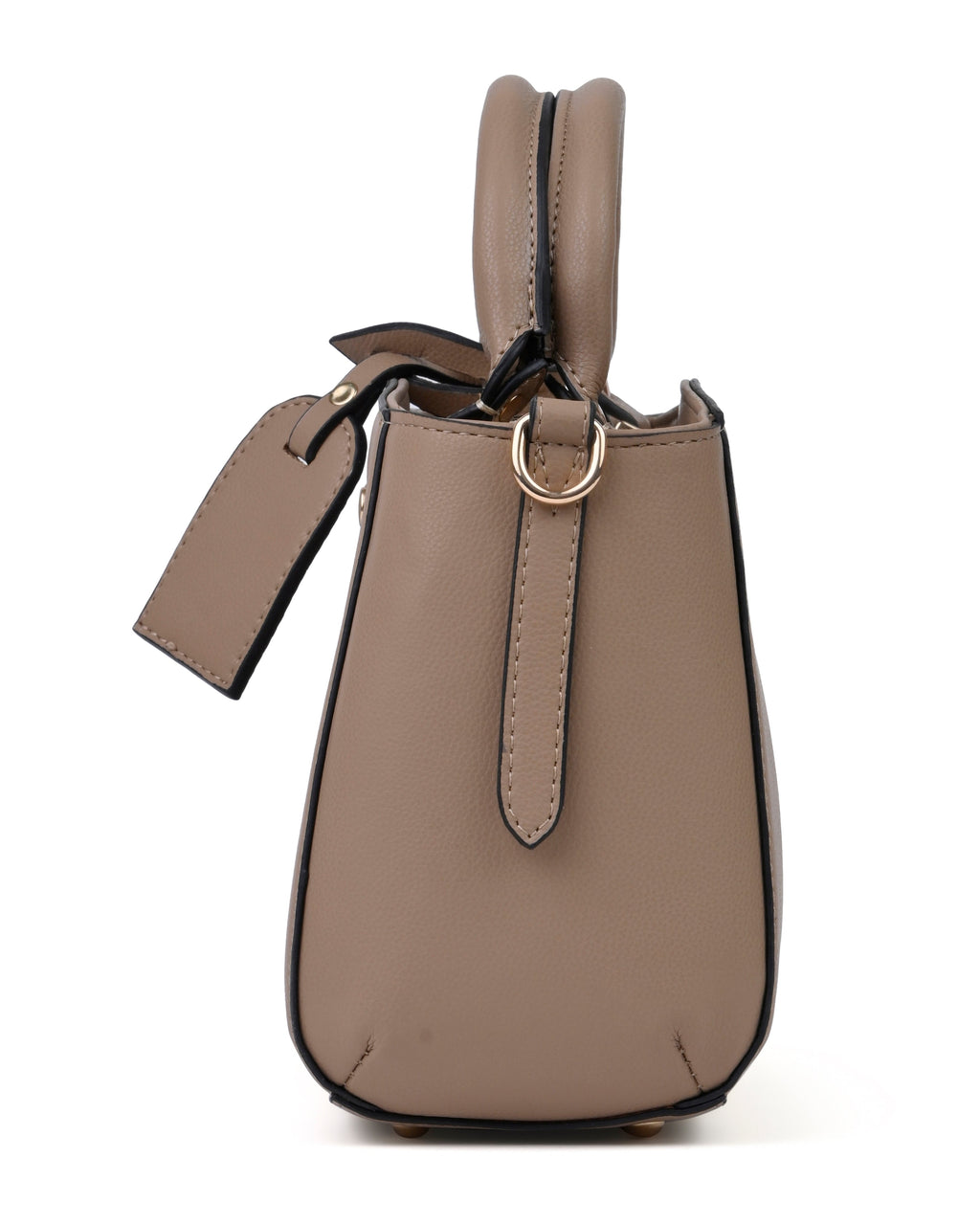 StyleShoot's Trapeze Shape Crossbody Sling Bag in Beige