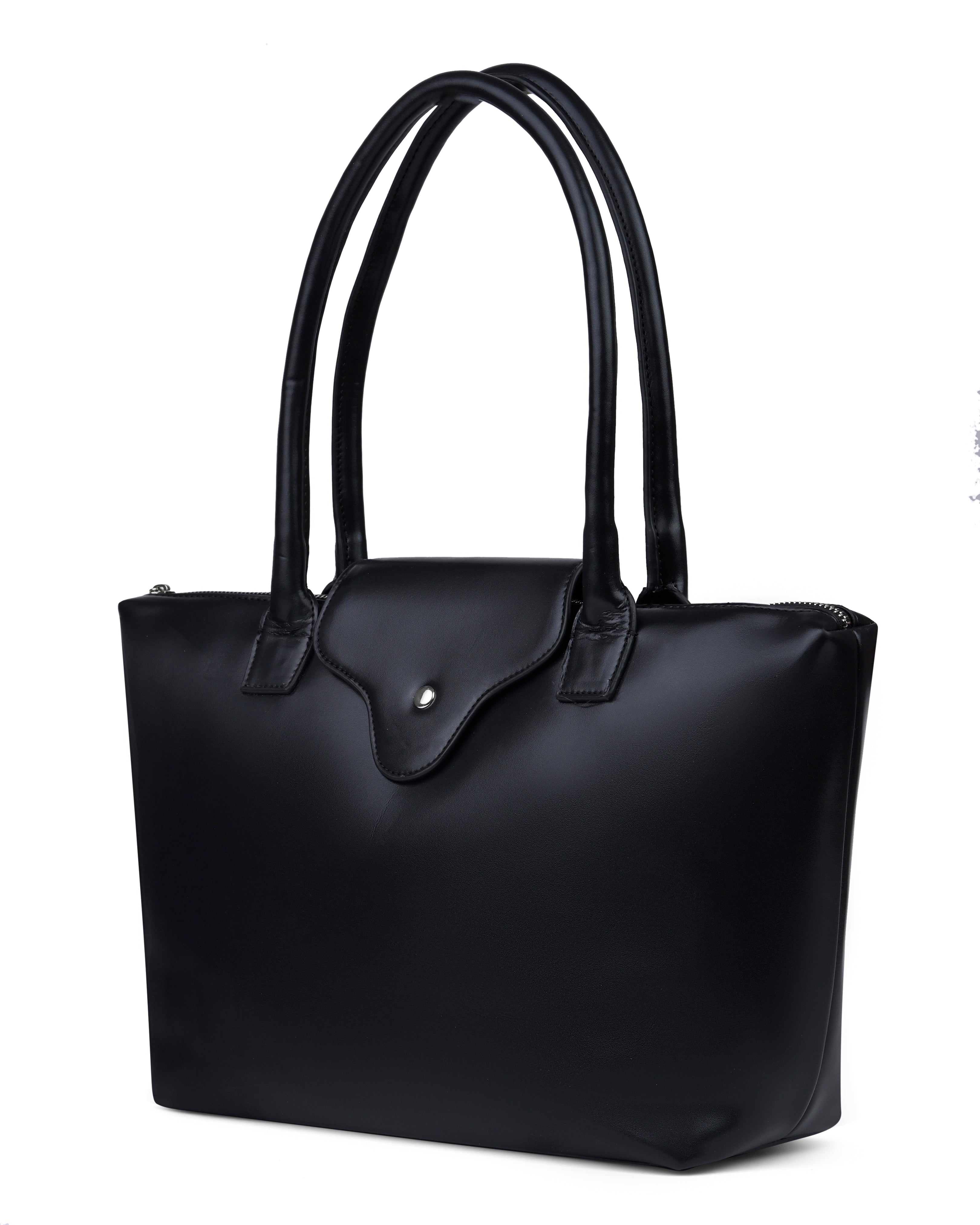 StyleShoot's Smart Casual Tote Bag in Black