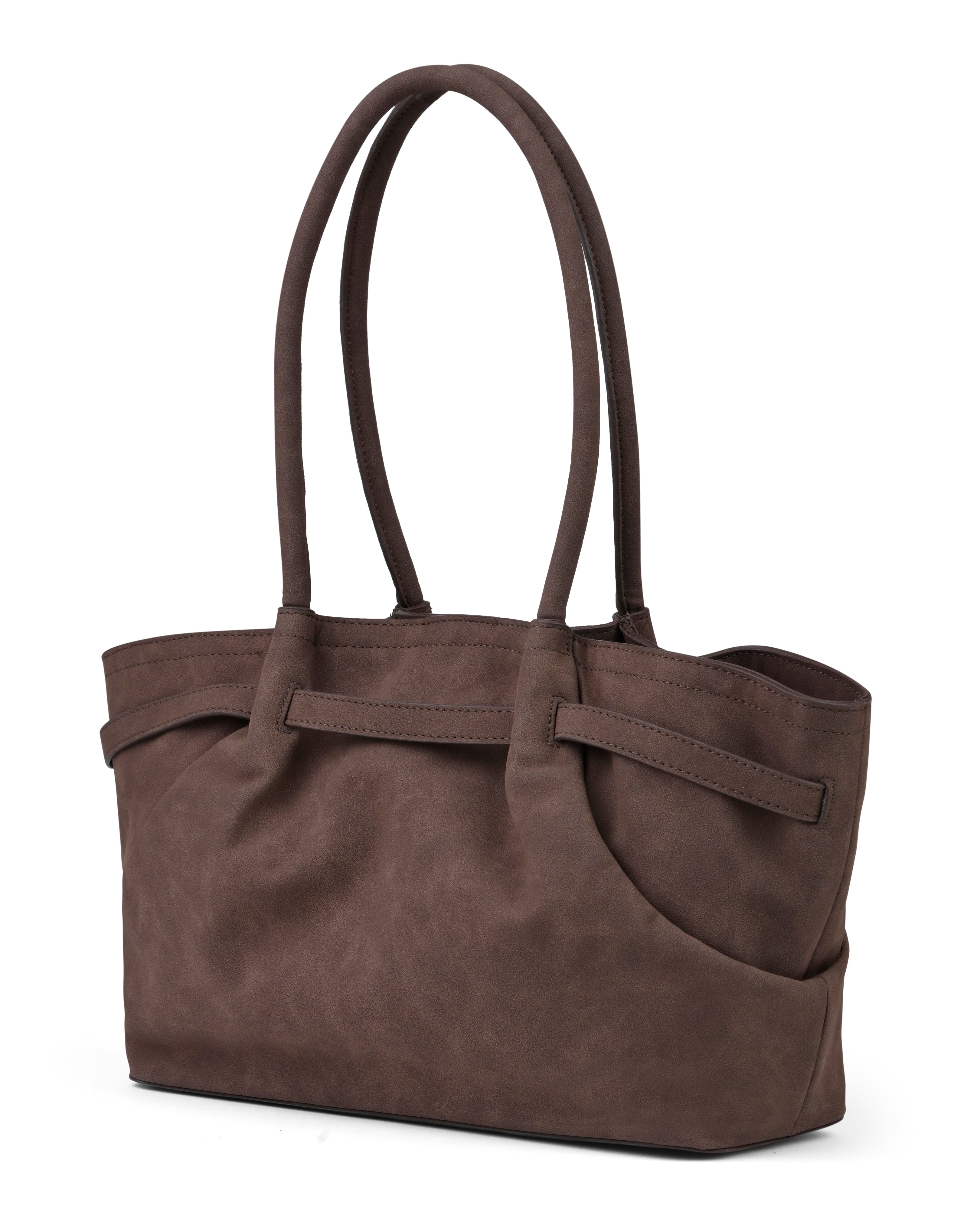 StyleShoot's Elevated Everyday Carryall in Mocha Brown