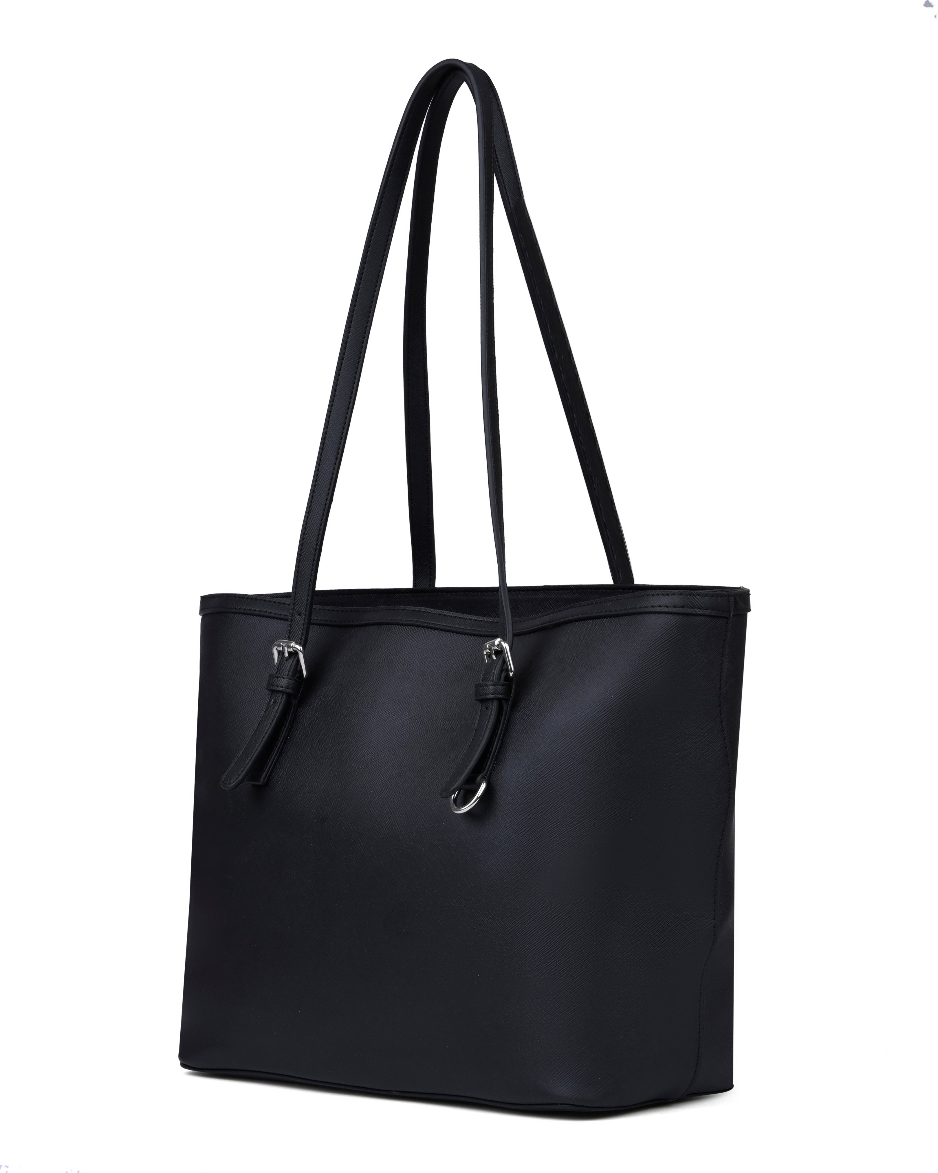 StyleShoot's Office Style Tote Bag in Soft Black