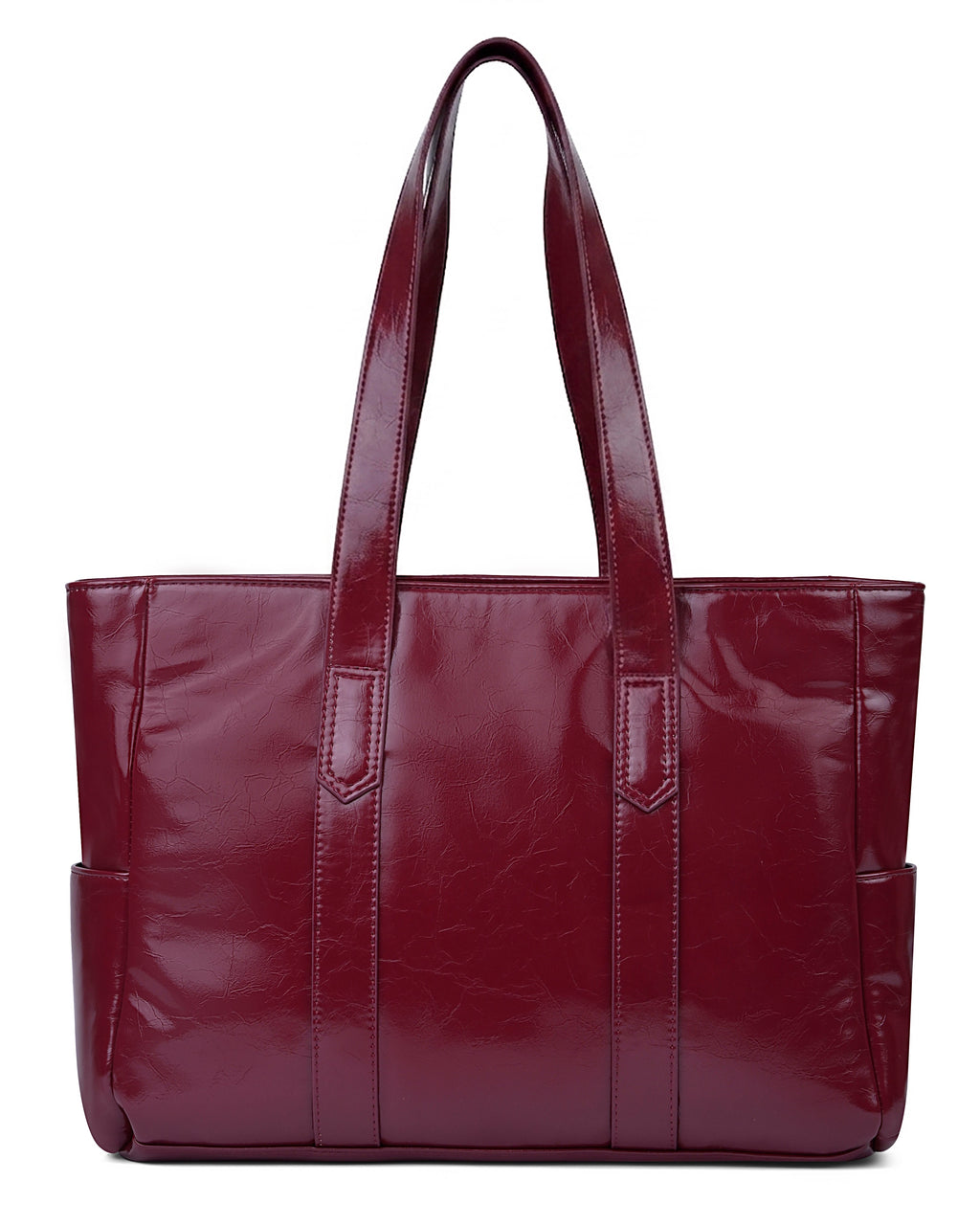 StyleShoot's Versatile Large Capacity Tote Bag in Cherry Red