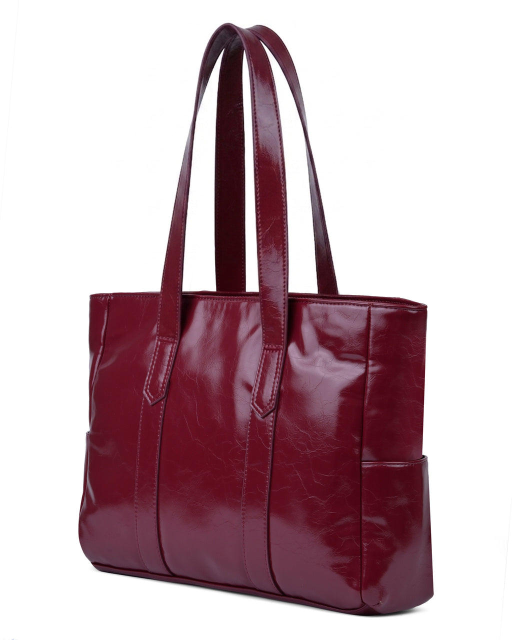 StyleShoot's Versatile Large Capacity Tote Bag in Cherry Red