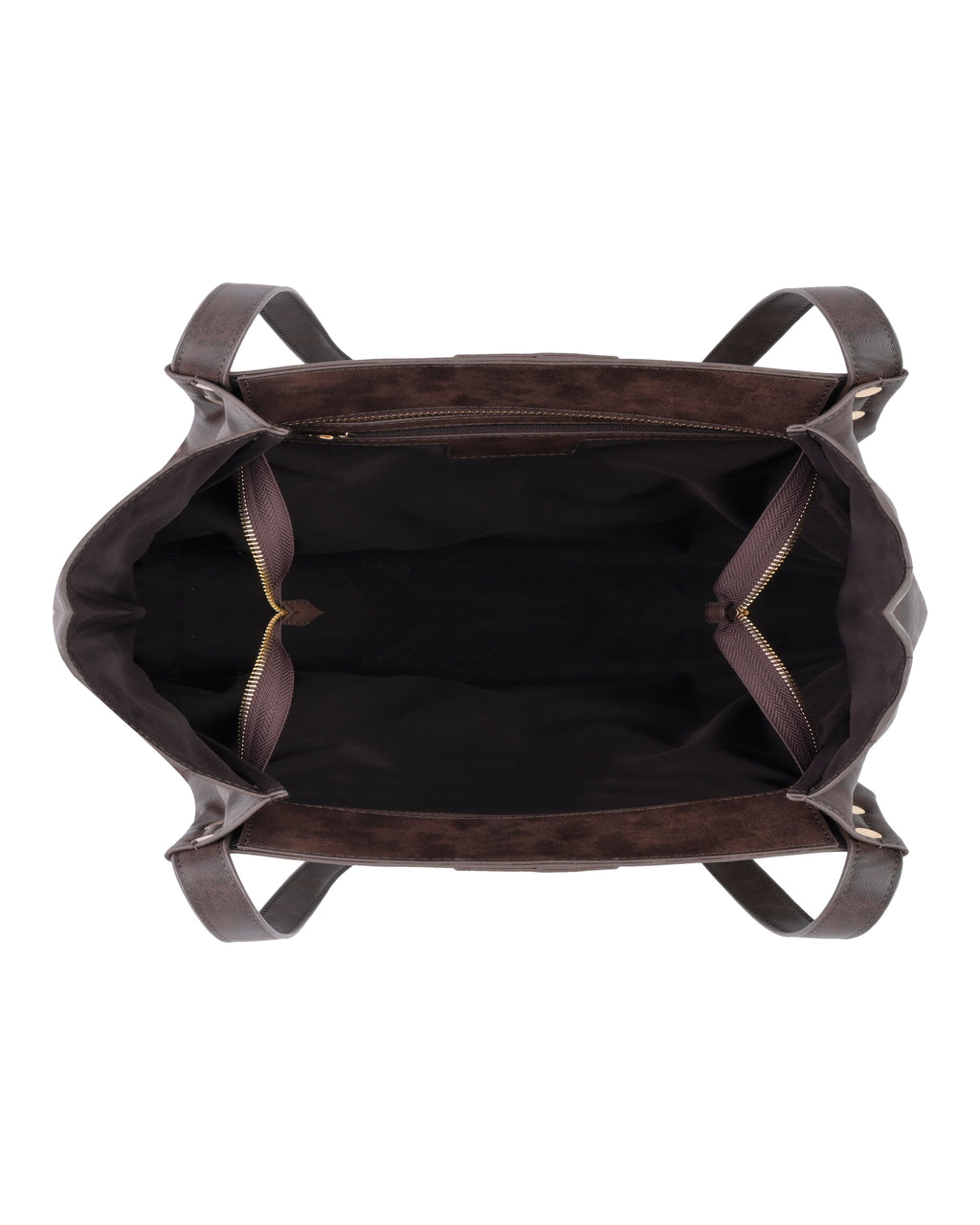 StyleShoot's Spacious Everyday Shoulder Tote in Cocoa Brown