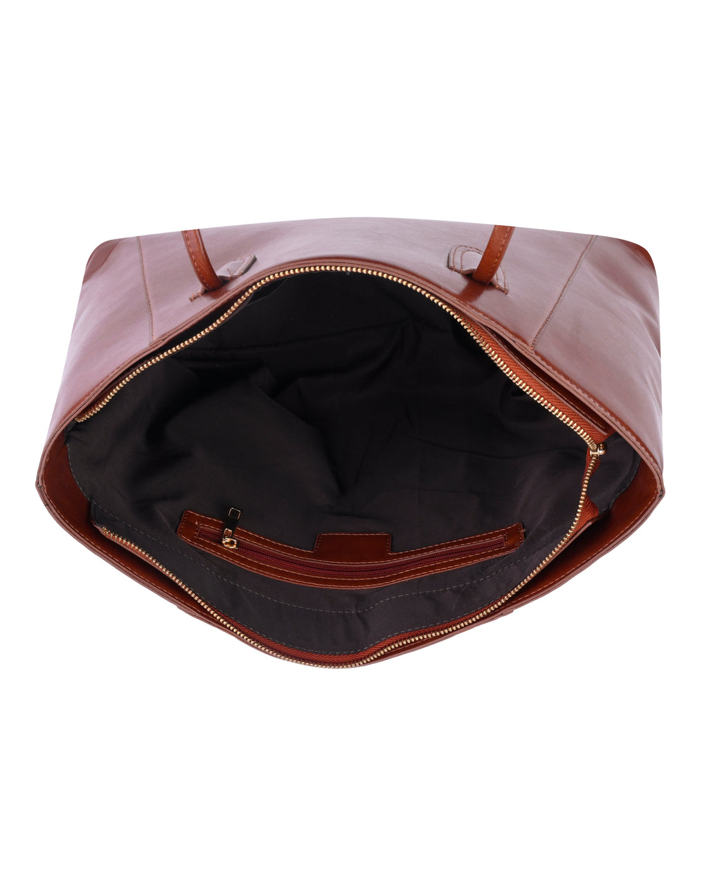 StyleShoot's Tailored Faux Tote Vintage Bag in Tan Brown