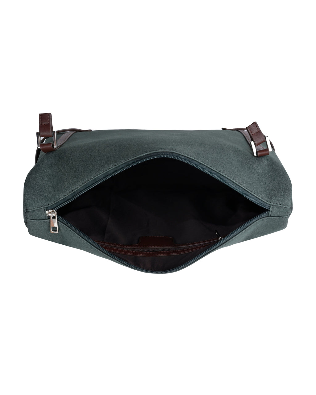 StyleShoot's Soft Structured Shoulder Bag in Olive Green